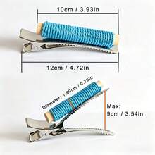 Parrot Metal Clip Perch/Shoulder Roosting Play Stand/Colorful Rope Wrapped Wooden Stick/Bird Interaction Training Stand/Random Clip On Sleeve/Collar/Hair/Anti-Scratch Portable Parrot Stand/Convenient To Carry And Store/Stable And Non-Falling/Bird Pe - 1pc Training Hoop - View 5