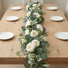 180CM Silk Champagne Color Money Flower/Baby's Breath Vine 1pc - Champagne - View 4