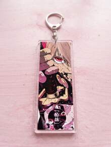 1Pc/3Pcs Kagurabachi Theme Acrylic Keychains, Featuring "Enten", "Tobimune" And "Kumeyuri" Demon Blades And Character Close-Up Designs, Fashionable Bag Charm, Suitable For: Back To School, Gift For Anime Fans, Exquisite Collection, All Seasons. - Multicolor - View 7