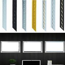 1m/39.37in Flexible Self-Adhesive Decorative Wall Trim, Vinyl Edge Molding Strip, Ceiling Decorative Line, Wall Edge Decorative Line, Peel And Stick Design, DIY Home Decor, Suitable For Cabinets And Mirror Frames - A - View 6