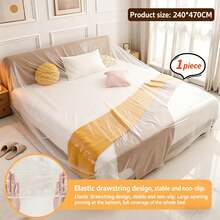 3/2/1pc Extra Large Elastic Dust Cover, Suitable For Sofa/Air Conditioner/TV/Motorcycle/Bicycle, Indoor And Outdoor Use, Made Of High-Quality Durable Material, All-Season Use, Multi-Functional Snug-Fit Design Protective Cover, Stretchable Sofa Protector - Multicolor - View 9