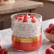 Dessert Cup Fruit Scented Candle Glass Cup Fruit Mousse Holiday Warm Minimalist Romantic Gift Birthday Creative - one-size - View 14