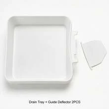 2pcs Universal Washing Machine Drain Tray With Guide Plate, Front-Load Washing Machine Drain Outlet Anti-Leak Water Collection Tray, Anti-Overflow Drip Collection Tray, Laundry Room Bathroom Floor Protection, Home Cleaning And Washing Machine Maintenance Accessories - Upgraded Thickened Version - View 10