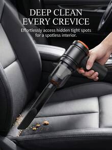 High Power Cordless Vacuum Cleaner (USB Rechargeable; Suitable For Home And Car Use; Handheld Design; Strong Suction; Dual Function Vacuum And Blower; Built-In 2*1200mAh Battery) - Vacuum Cleaner - View 4