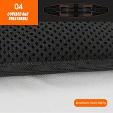 1 Pc Adjustable Sports Back Support Brace, Breathable Mesh Waist Stabilizer Belt For Gym Work & Daily Activity, For Men Women, Sizes M L XL - Black - View 9