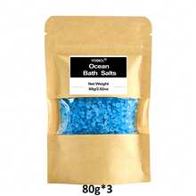 1/2/3 Packs Spa Bath Salt - Ocean Scents - Foot And Body Care, Fit For Daily Travel, Bubble Bath, Cleansing Hydrating And Moisturizing - Gift For Family Friends - Various Style - View 6