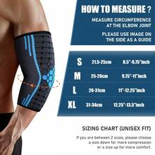 2pcs Adjustable Elbow Braces, Unisex Elbow Compression Sleeve Wrap, Suitable For Outdoor Sports, Basketball, Tennis, Volleyball, Baseball, Weightlifting, Golf, Fitness Training - Multicolor - View 2
