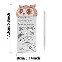 5.5 Inch Unicorn Magnetic Drawing Board - Reusable Doodle Board With Magic Pen, Stain-Free Educational Doodle Board, Small Whiteboard Suitable For School Lockers, Classrooms, Homes, Offices, Travel, Whiteboard - Multicolor - View 10
