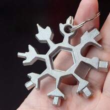 18‑In‑1 Snowflake Multi‑Tool Wrench Portable Keychain Outdoor Survival Hand Tool - Wrench - View 6
