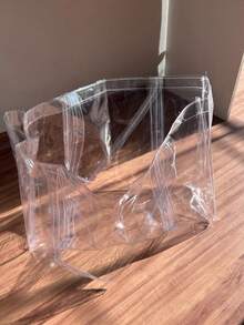 Sacola transparente multiuso JUMBO Reforçada - Transparente - Visão 4
