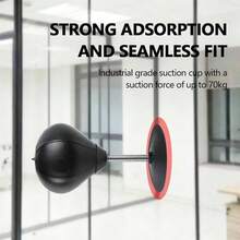 Desktop Punching Bag, Stress Reliever With Suction Cup, Comes With Random Color Air Pump, Suitable For Office Desk And Counter, Heavy Duty Ball, Desktop Punching Ball, Fun Gift For Colleagues And Friends - Multicolor - View 3