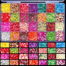 1 Set/Bag Colorful Polymer Clay Fruit Slices Kit, 15/24/28pcs Mini Fruit Fragments With 24-Compartment Storage Box, Suitable For DIY Nail Art, Phone Decoration, Handmade Resin Crafts, Slime Mixing, Art And Craft Supplies - A - View 3