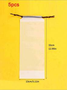 10/1件磨砂半透明塑膠雨傘收納袋 可重複使用便攜抽繩袋，適用居家與戶外，亦可用於車內線材收納 - 均碼 - 查看 16
