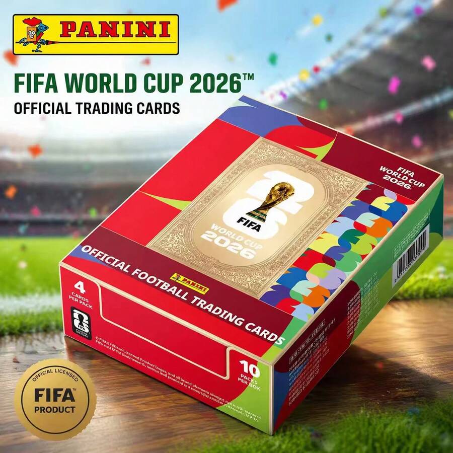 FIFA صندوق بانيني 2026 كأس العالم الأعمى، بطاقات تداول كرة القدم الرسمية، مجموعة بطاقات لاعبي كرة القدم لمجموعة المعجبين