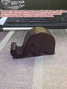 3/2/1pc Solid Color Elephant‑Shaped Phone Stand, Minimalist Wood Elephant Curved Shape With Smooth Polished Surface, Stable Support Desktop Cellphone Holder, For Office Desk Bedroom Study Daily Use All Season Tabletop Ornament Holiday Gift - Multicolor - View 11