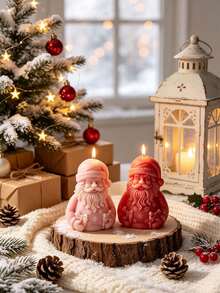 Resin Silicone Mold For DIY Crafts - Santa Claus Christmas Mold, Epoxy Resin Asymmetrical Shape Demolding, Plaster, Candle Making, Wax And Resin Decorations, Tabletop Decor, Easy Release Handmade Casting - Santa Claus Mold - View 4