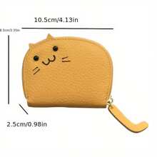 Women's New Cat Card Holder, Compact Cute Multi-Slot Premium Cartoon Coin Purse, Portable - Multicolor - View 4