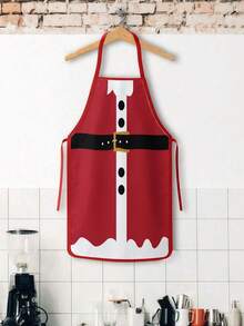 1/2/4pcs Christmas Aprons, Suitable For Kitchen Cooking, Perfect For Holidays And Parties, Also A Great Gift For Friends - Multicolor - View 9
