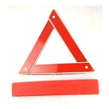 1 Red Reflective Warning Triangle With Storage Box, Compact And Portable, Suitable For Road Emergencies, Road Emergency Equipment, Vehicle Emergency Supplies, Travel Safety Accessories, Essential Car Supplies, Car Safety Tools - Warning Sign - View 2