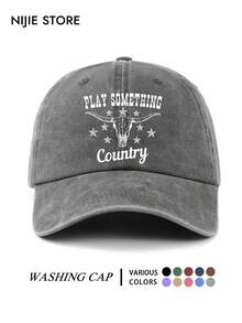 1pc Papua New Guinea Flag Commemorative Print Baseball Cap, Lightweight Comfortable Adjustable Sun Protection Multi-Functional Baseball Cap, Vintage Washed Cap, Unisex Baseball Cap, Suitable For Daily Wear, Commuting, Outdoor Activities And More - A - View 9