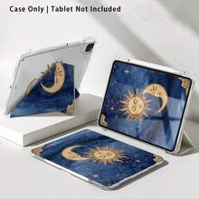 1pc Tablet Protective Case With Stand, Sun, Moon, Star Pattern, Suitable For Honor 8/9/10/X8/X8A/X9/X8Pro/X9Pro/ MatePad Se 11 Inch/MatePad 11 Inch/11.5 Inch, MatePad Pro/, Apple 10th/11th Generation 2025 (A16) - Style 73 - View 9
