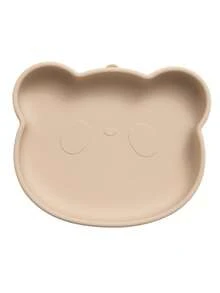 1pc Silicone Baby Suction Plate Cute Panda Shape Toddler Feeding Plate Non‑Slip Baby Led Weaning Dish Kids Dinner Plate Infant Accessories - Multicolor - View 12