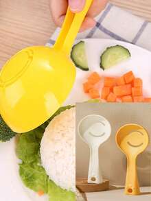 Cetakan Nasi & Sayuran Gulung Setengah Lingkaran, Alat Pembuat Sendok Nasi Plastik Bento DIY, Unisex, Anti Lengket, Mudah Dibersihkan, Mudah Dilepas, Alat Dapur Lucu, Cocok Untuk Makan Siang di Rumah, Piknik, Perjalanan, Musim Kembali ke Sekolah - View 10
