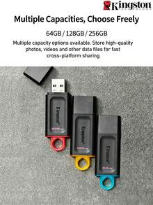 KINGSTON DTX Flash Drive, USB 3.2 Gen 1, High-Speed Transfer, Detachable Cap, U-Disk For Computer Office And Daily File Storage - View 2