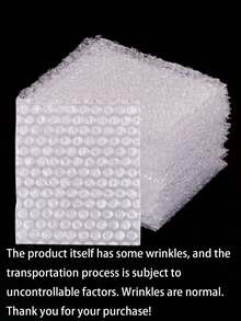60/100pcs Transparent Plastic Bubble Packaging Bags, Reusable, Uncoated Durable Material, Clear Visible Design, Shockproof Bags, Suitable For Jewelry Display, Small Item Mailing And Shipping, Accessory Storage, Ideal For Small Business Daily Use - Multicolor - View 9