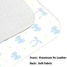 Cute Cartoon Japanese Anime Girl White Blue Bow Placemat Handmade Mouse Pad Desk Mat Cute Pink Gift Computer Keyboard Non-Slip Mouse Pad - View 4