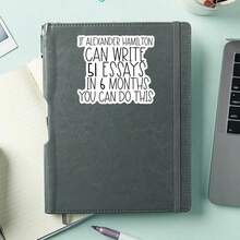 1PC Musical Theater Lover Quote Sticker, Historical Musical Slogan Vinyl Decal For Laptop Water Bottle Notebook E-Reader, Waterproof Drama Decal Sticker, Aesthetic Stationery Scrapbook Accessories Gift - S2557 - View 4