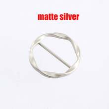 1/3/5pcs Multi Functional Alloy Buckle Set - Versatile, Matching, Can Shorten Length, Can Knot, Suitable For Scarves, Belts, Waistbands, And T-Shirts, Casual Style, Autumn Decoration - Multicolor - View 8