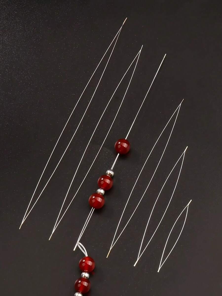 [Ultra-Fine Beading Needle] Ultra-Fine Special Beading Needle | Hand Tool For DIY Beading, Seed Bead Bracelet Open-End Needle - View 1