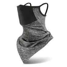 Summer Sun Protection Breathable Face Mask For Unisex Ear Hanging Face Neck Protection Triangle Scarf Cycling Sports Face Mask - Multicolor - View 11