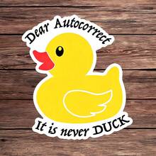 1PC Funny Adult Sarcastic Quote Sticker, Relatable Humor Animal Saying Vinyl Decal For Laptop Water Bottle Notebook, Waterproof Adult Joke Decal Sticker, Aesthetic Stationery Scrapbook Accessories Gift For Friends - S2568 - View 4