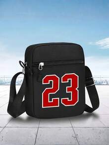 1pc/2pcs Classic Number 23 Print Men's And Women's Baseball Cap And Crossbody Bag Set - Multicolor - View 9