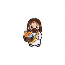 Cute Cartoon Jesus Enamel Pin,Christian Religious Fashion Decorative Pins For Backpack Bag Jacket Clothing, Perfect Gift For Men Women Friends - Multicolor - View 16