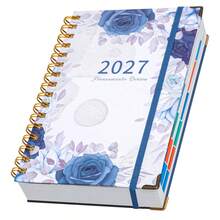 A5 Hardcover Planner 2027 New Calendar Diary Self-Discipline Check-In - Planner Time Management - Notebook To Improve Efficiency Schedule And Calendar, Calendar And Personal Planning Supplies, Hardcover Bound Planner, Business Office Notebook, Goal Tracking Notebook, Daily Planner - A5 - View 2