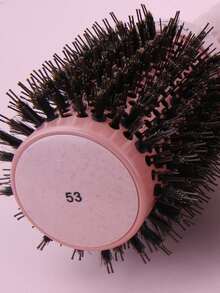 Stylance Salon Professional Nano-Technology Negative Ion Aluminum Tube Nylon Bristle + Boar Bristle Pointed Handle Paddle Brush - Pink - View 7