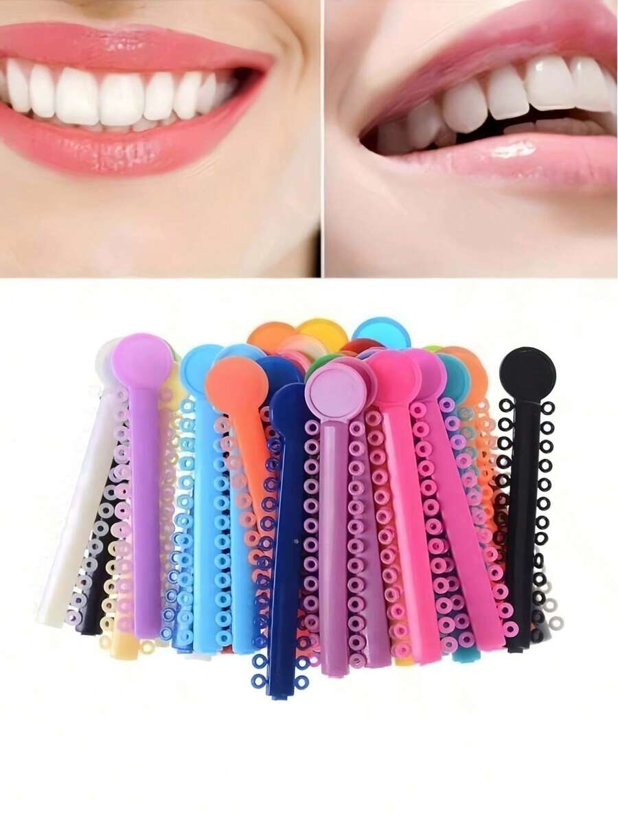 80pcs/40pcs/20pcs/5pcs/1pc Cincin Dekoratif Warna-warni - Buat Gigi Anda Terlihat Lebih Cerah! Cocok untuk Festival, Cosplay, Fashion, Perjalanan, dan Berbagai Perayaan. Sempurna untuk Dekorasi, Asrama, Berkemah, Penerbangan, atau Asrama Kampus. - MultiWarna - View 1