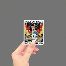 Feminine Rage Sticker, Social Justice Sticker, Funny Sticker Water Bottle Sticker, Funny Stickers, Cute Stickers, Laptop Sticker, Stickers, Sticker For Laptop - Star Film - View 2
