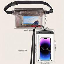 Floating Waterproof Phone Bag, Touchscreen Phone Waist Bag, Phone Backpack, Suitable For Swimming, Rafting And Diving, Keeps Phone Dry - Multicolor - View 11