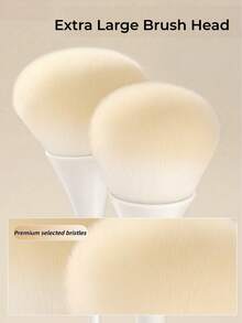 GUOXIAONIU Blush Brush, Slim‑Waist Ergonomic Handle, Soft Dense Bristles, Even Powder Pickup & Seamless Blending, Multi‑Use For Blush Contour & Highlight, Sensitive Skin Friendly - Multicolor - View 8