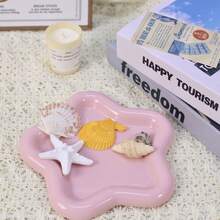 1pc/Star-Shaped/Minimalist Style/Light Luxury/Jewelry Tray/High-End Perfume Display/Entryway Key Storage/Decorative Ornament/High Aesthetic/PP Material/ - Multicolor - View 8