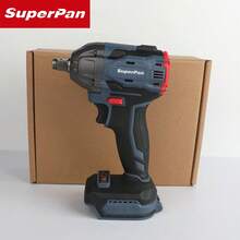 SuperPan Multi-Function Brushless Lithium-Ion Impact Wrench 380N.M High Torque 18V Rechargeable 1/2 Inch Square Drive Tire Removal Scaffolding Installation Multi-Scenario Electric Wrench (Bare Tool - Battery Not Included) - Dusty Blue - View 7