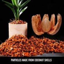 Coconut Shells, Coconut Shell Fragments, And Coconut Shell Fibers Are The Best Materials For Various Plant Cultivation And Amphibious Pet Bedding(2.0 Liters /Bag) - 2.0 Liters - View 5