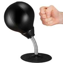 Desktop Punching Bag, Stress Reliever With Suction Cup, Comes With Random Color Air Pump, Suitable For Office Desk And Counter, Heavy Duty Ball, Desktop Punching Ball, Fun Gift For Colleagues And Friends - Multicolor - View 9