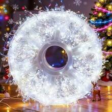 1pc USB Powered Warm White LED String Lights, 8 Dimmable Modes, With Convenient Remote Control, Flexible Decorative Fairy Lights, Suitable For Indoor Bedroom, Wedding Ceremony, Birthday Party, Patio Backyard Home Atmosphere Decoration - USB Firecracker Light - View 3