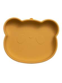 1pc Silicone Baby Suction Plate Cute Panda Shape Toddler Feeding Plate Non‑Slip Baby Led Weaning Dish Kids Dinner Plate Infant Accessories - Multicolor - View 14