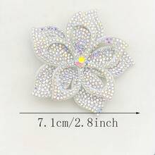 Easter 1pc Rhinestone Flower Handmade Sewing Clothing Shoes Hats Bags Packaging Ornament Rhinestone Additions - B - View 8